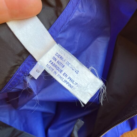 Vintage Sierra Designs Pullover Windbreaker Hoodie Mens M/L 1/2 Zip 90s Outdoor - Picture 9 of 12